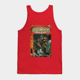 Bioshock Big Daddy Comic poster Tank Top